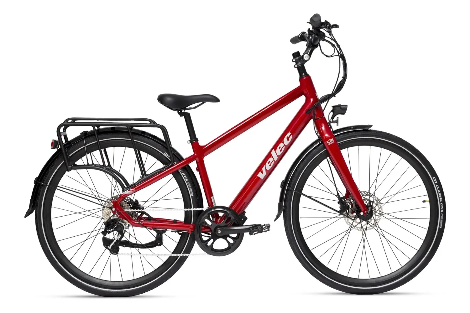 VELEC CITI 350 36V/10Ah TOP BAR RED 