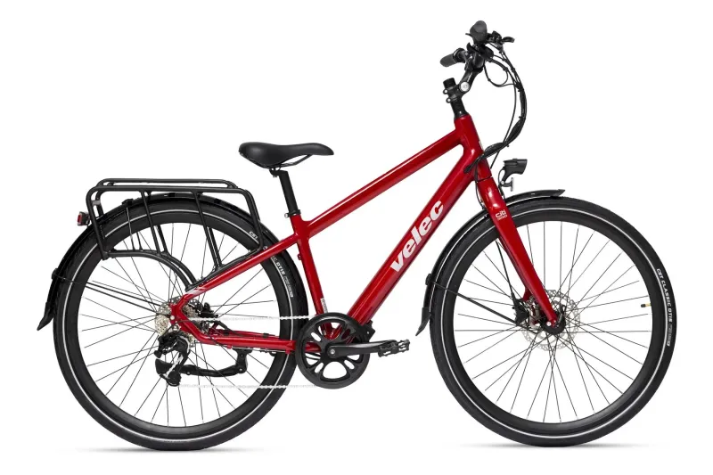 VELEC CITI 350 36V/10Ah TOP BAR RED 