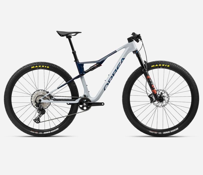 ORBEA OIZ M30 HALO SILVER BLUE CARBON VIEW 2023
