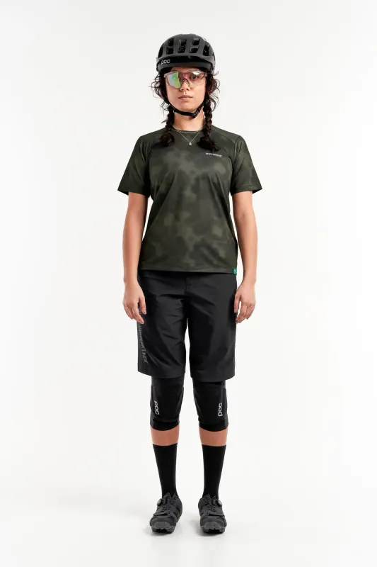 PEPPERMINT Trail Short Sleeve Jersey Tie Dye Rosemary