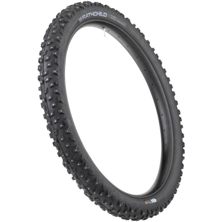 45NRTH Wrathchild Tire Tubeless Folding Concave Carbide Studs Black