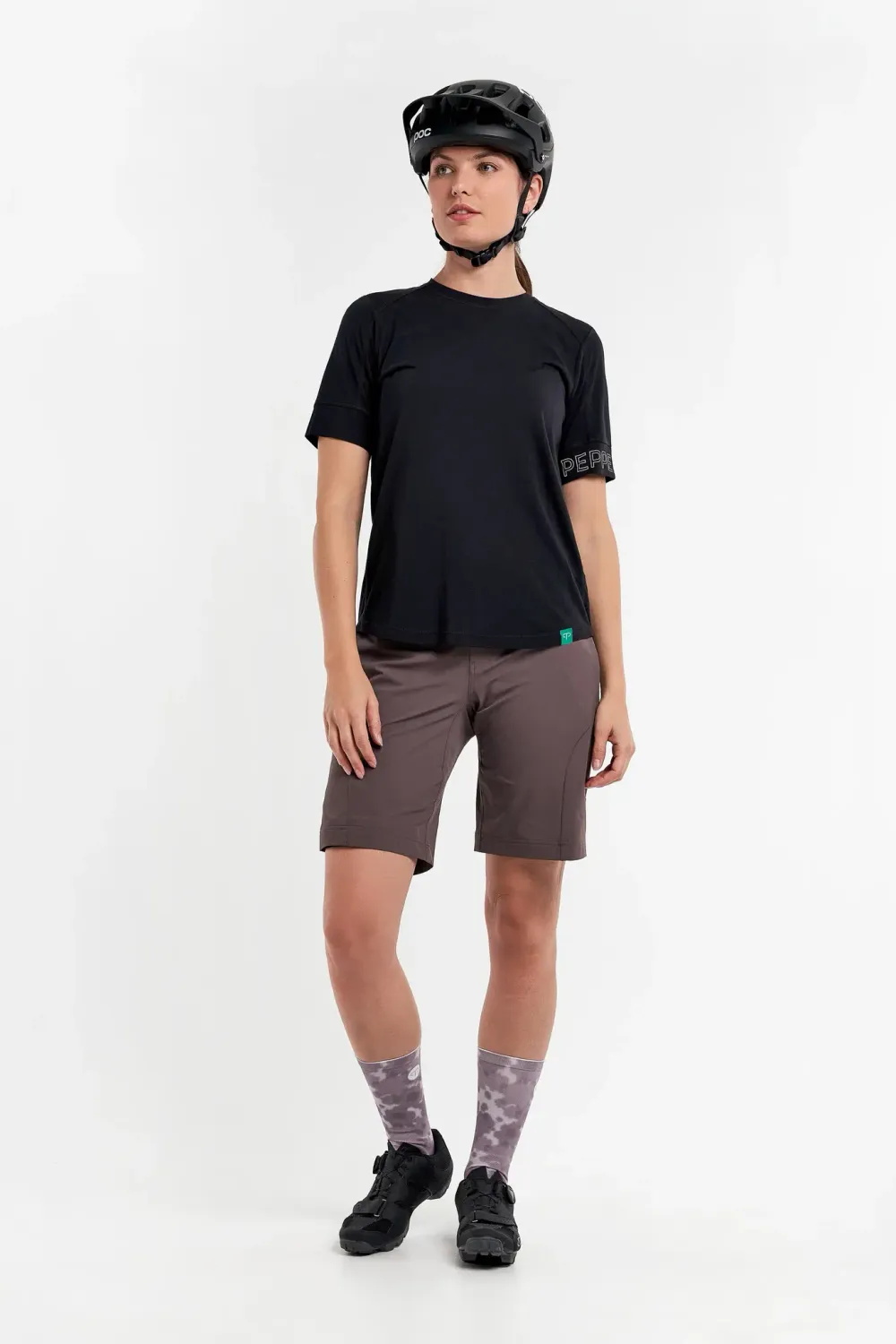 PEPPERMINT MTB Peak Short Sleeve Black