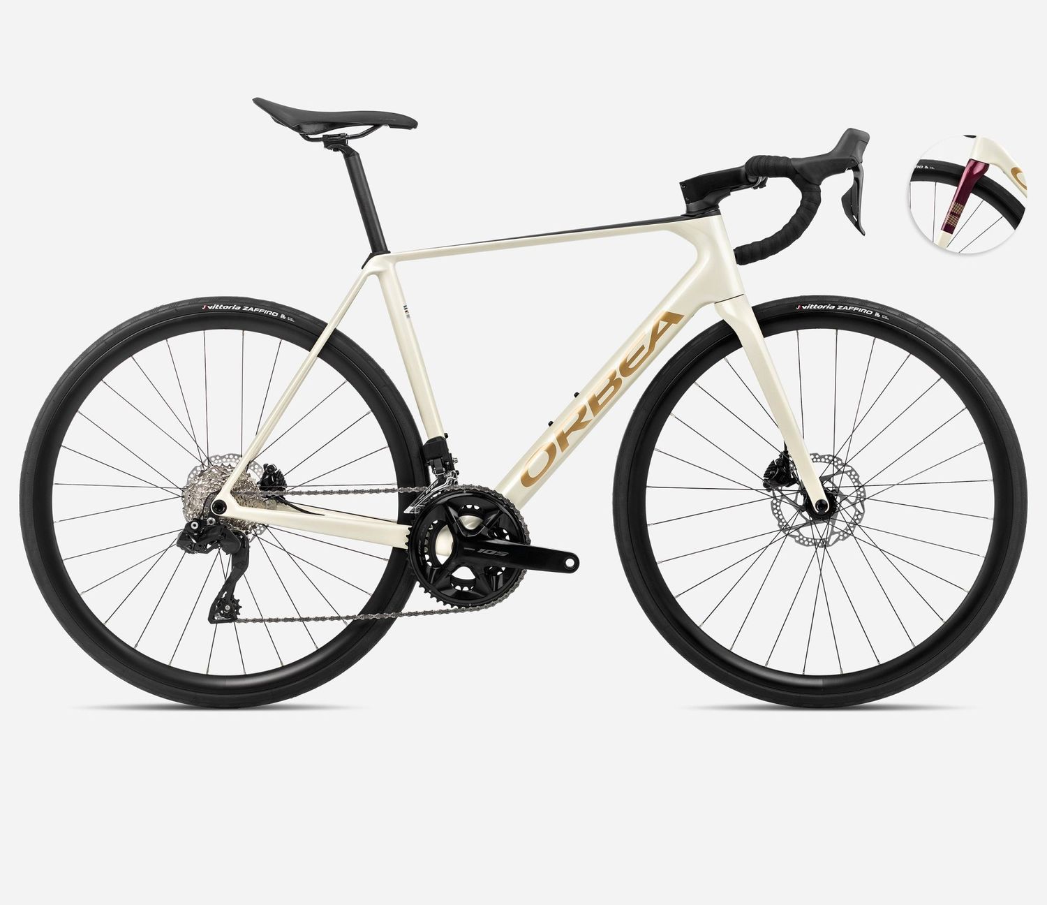 ORBEA ORCA 2024 M30i IVORY WHITE/BURGUNDY/VOLCANO