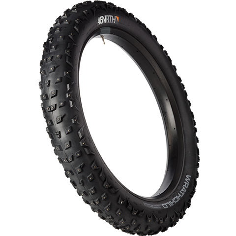 45NRTH Wrathchild Tire Tubeless Folding XL Concave Carbide Studs Black