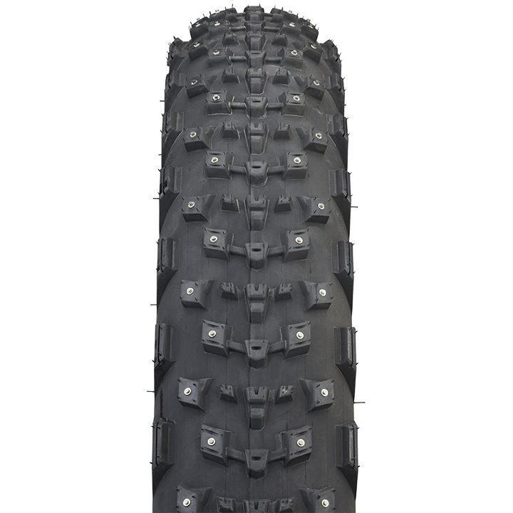 45NRTH Dillinger 4 Tire Tubeless Folding Concave Carbide Aluminum Studs Black