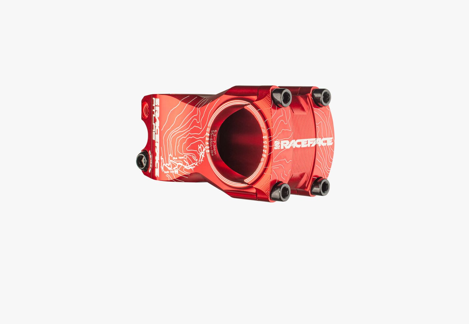 RACE FACE Stem Atlas, Stem Length: Length 50mm, Stem Diameter: Diameter 31.8mm, Color: RED