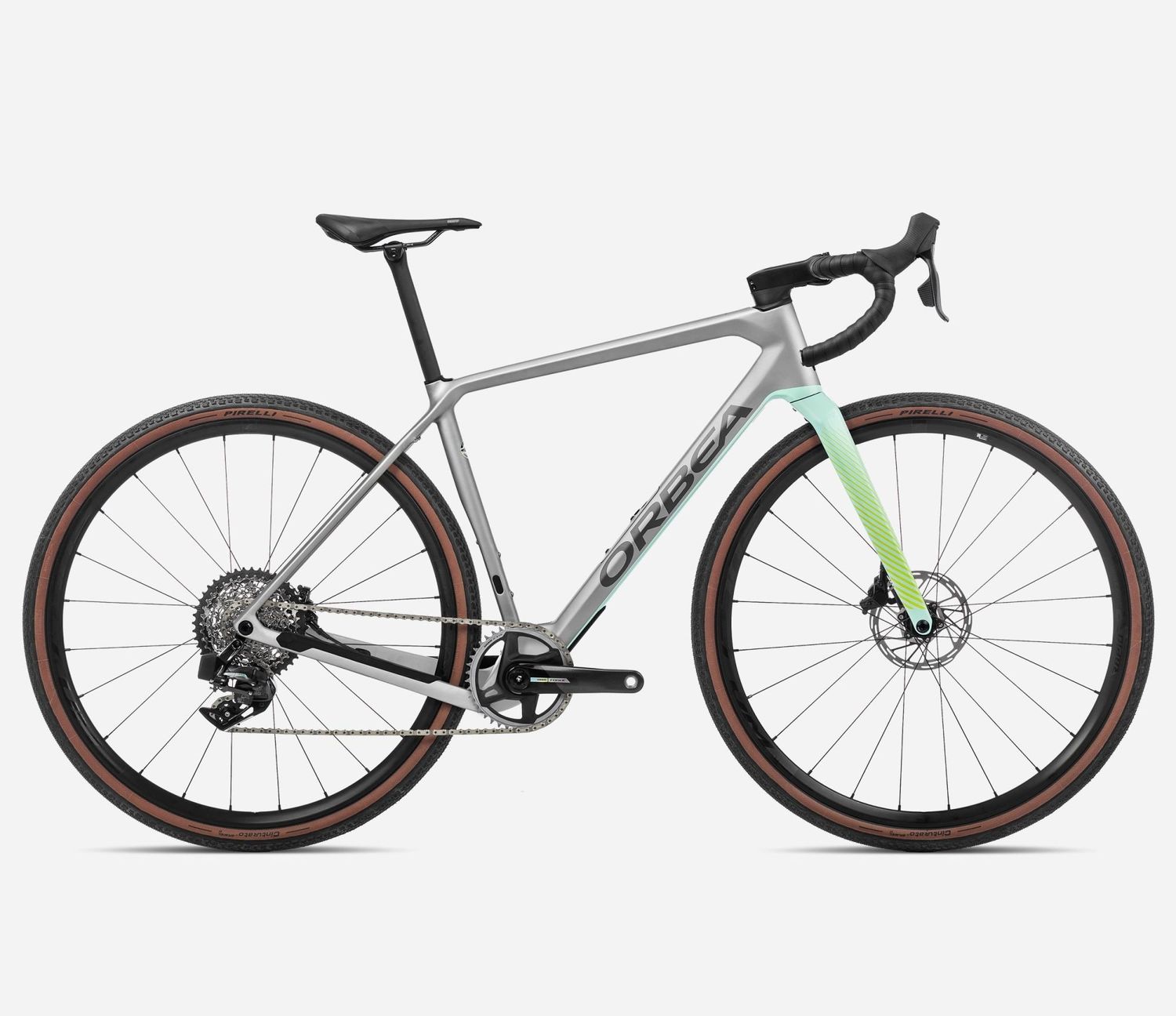 DEMO ORBEA TERRA M21eTEAM 1X SRAM AXS STONE SILVER ICE GREEN
