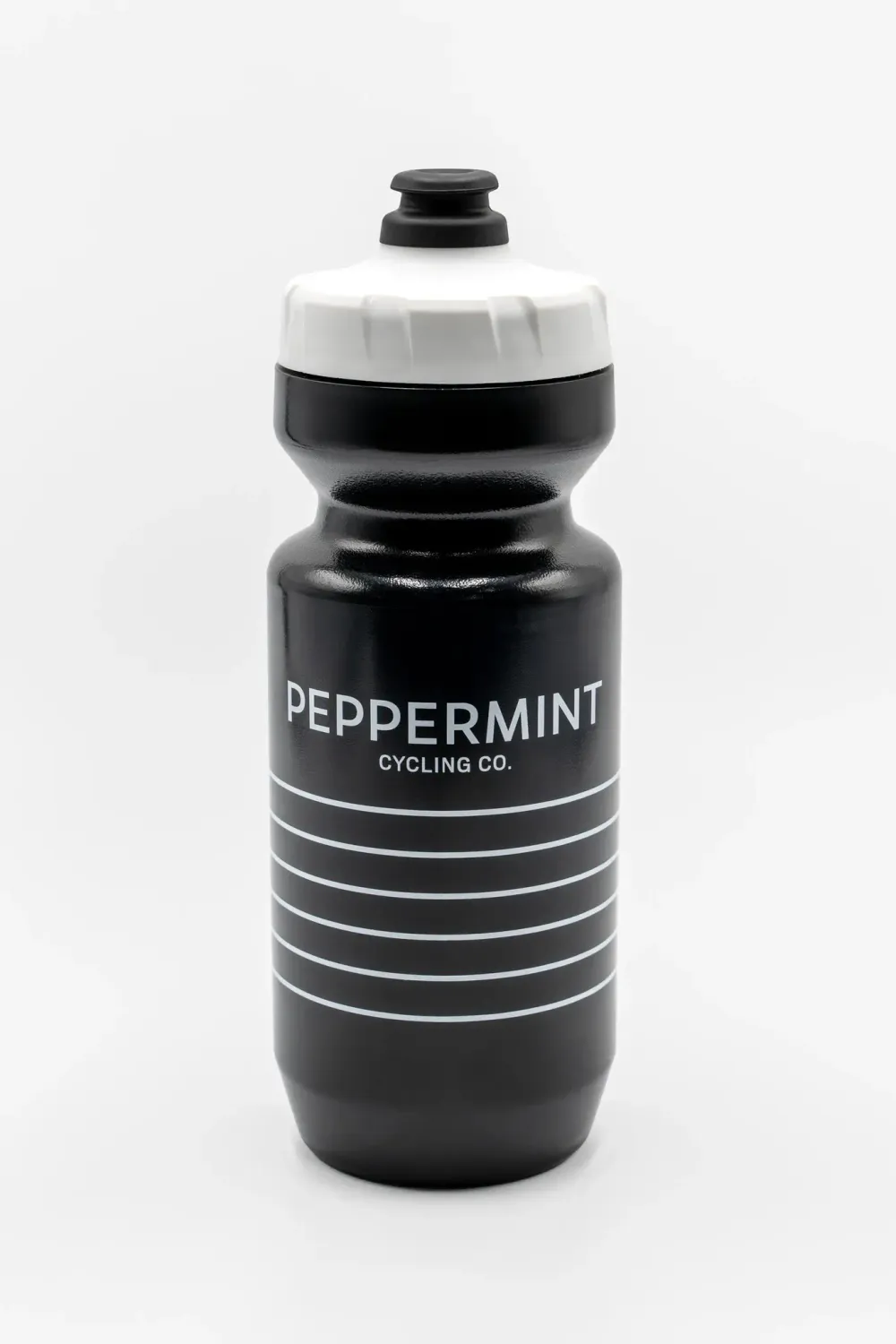 PEPPERMINT Water Bottle, Color: BLACK STRIPES