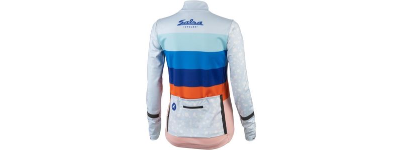 SALSA Arctica Long Sleeve Womens Light Blue W/Stripes