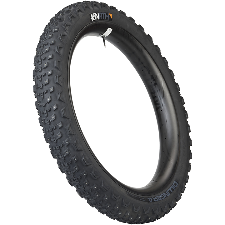 45NRTH Dillinger 4 Tire Tubeless Folding Studdable Black