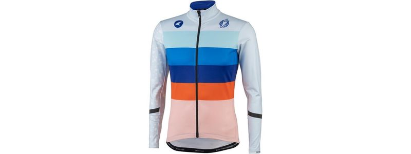 SALSA Arctica Long Sleeve Mens Light Blue W/Stripes
