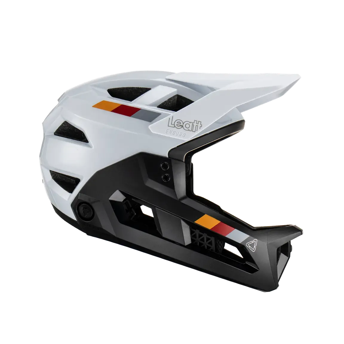 LEATT Enduro 2.0 MTB Helmet , Color: WHITE, Size: SMALL