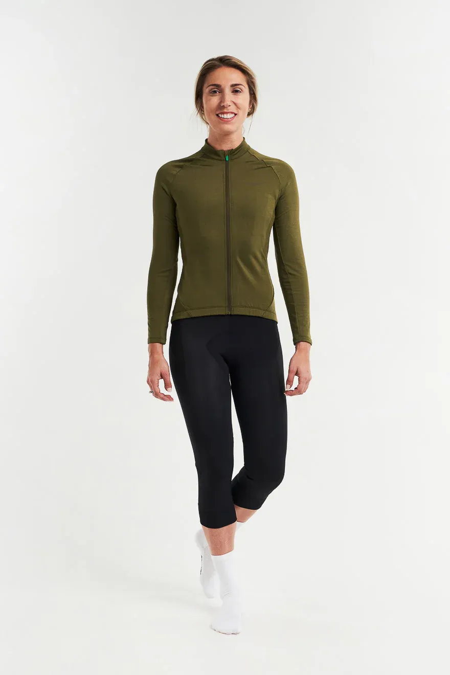 PEPPERMINT Signature Thermal Jersey Olive