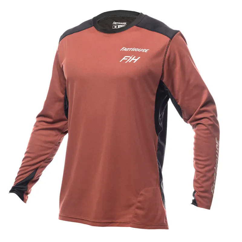 FASTHOUSE Alloy Rally Long Sleeve Jersey Clay/Black