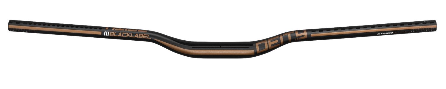 DEITY Black Label Handlebar, Rise: Rise 15mm, Diameter: Diameter 31.8mm, Color: BRONZE