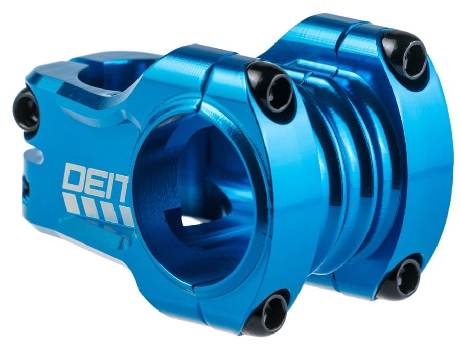 DEITY Copperhead Stem, Stem Length: Length 35mm, Stem Diameter: Diameter 31.8m, Color: BLUE