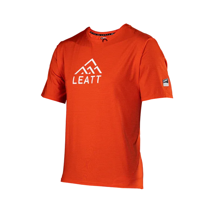 LEATT Trail Flow 1.0 MTB Jersey , Color: ORANGE GLOW, Size: XSMALL