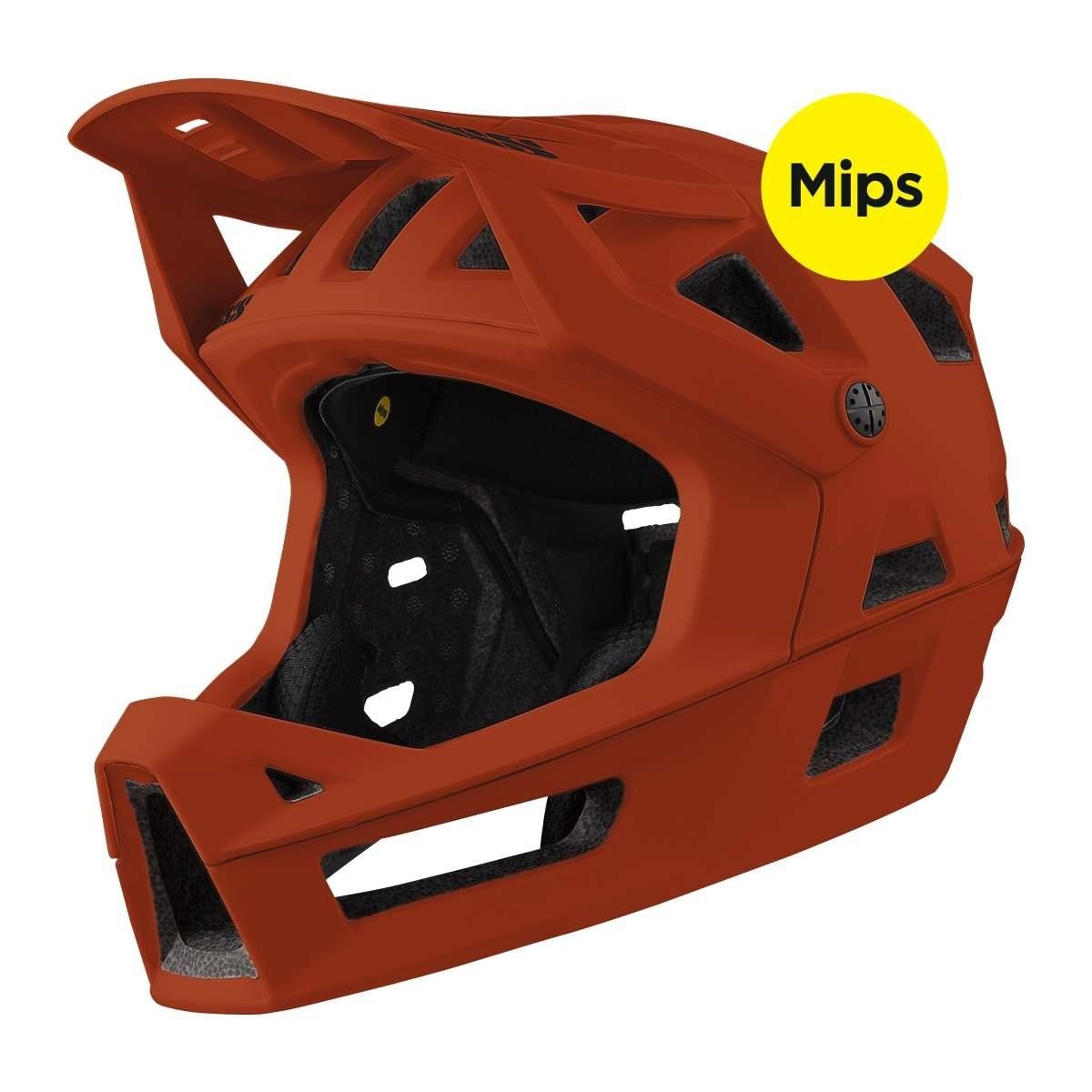 IXS Trigger Full Face MIPS Helmet, Color: Burnt Orange, Size: XSMALL