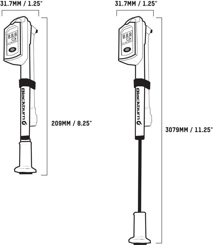 BLACKBURN HONEST DIGITAL SHOCK PUMP