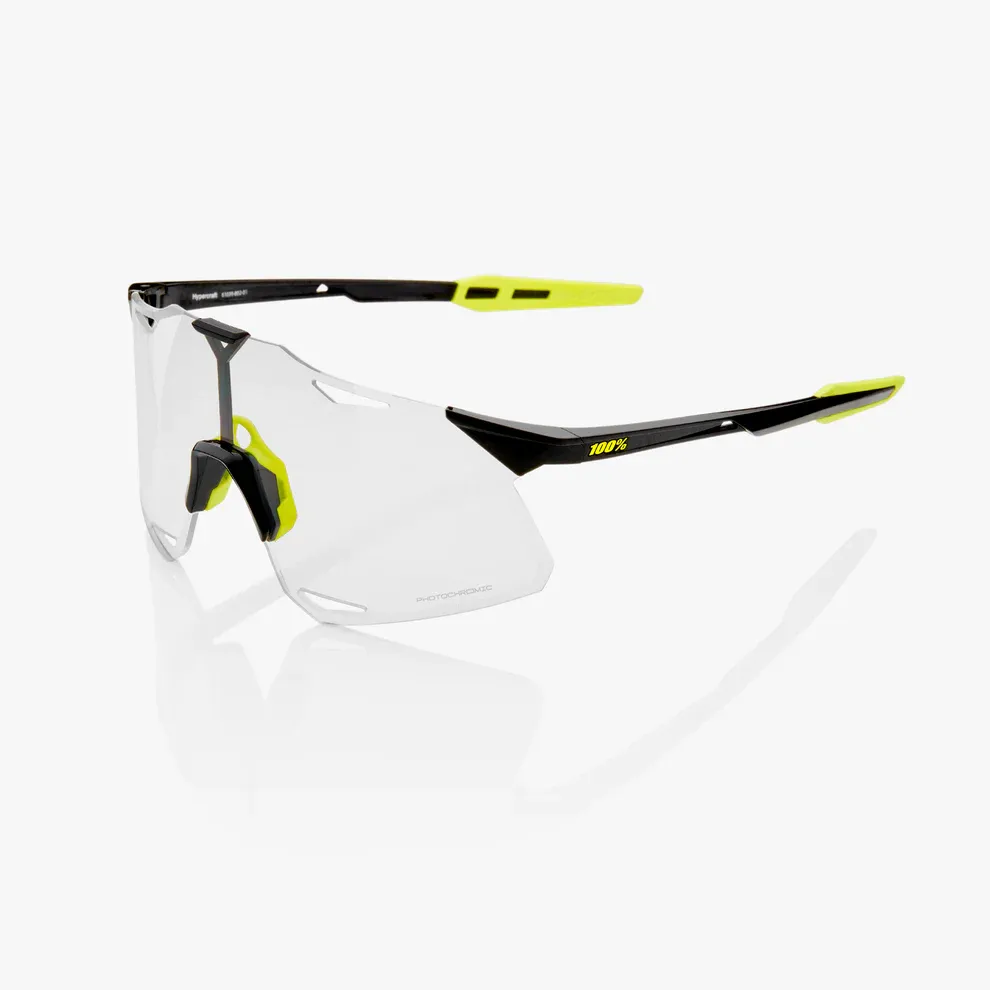 100% Hypercraft Sunglasses - Gloss Black - Photochromic Lens