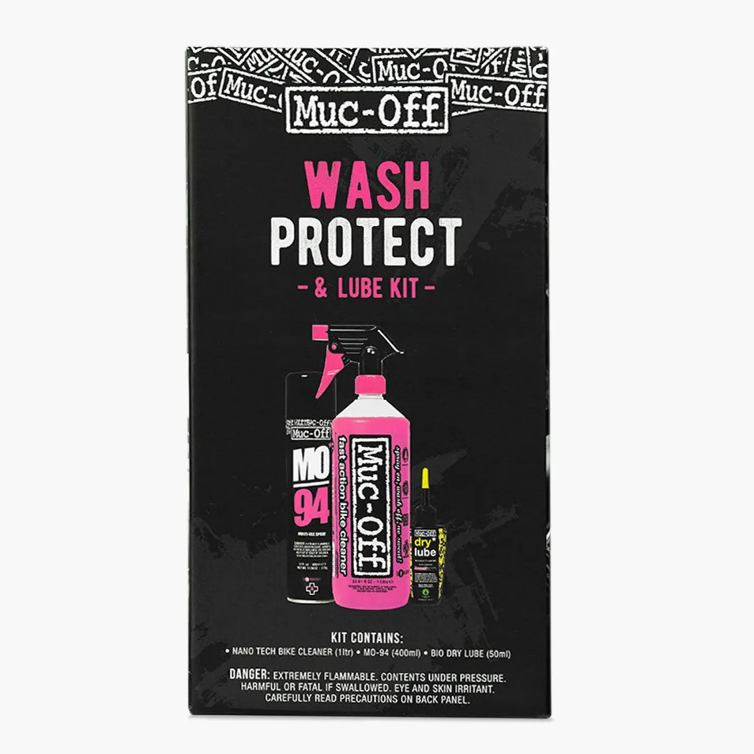 MUC-OFF Wash Protect &amp; Lube Maintenance Kit - Dry Lube/Lubricant