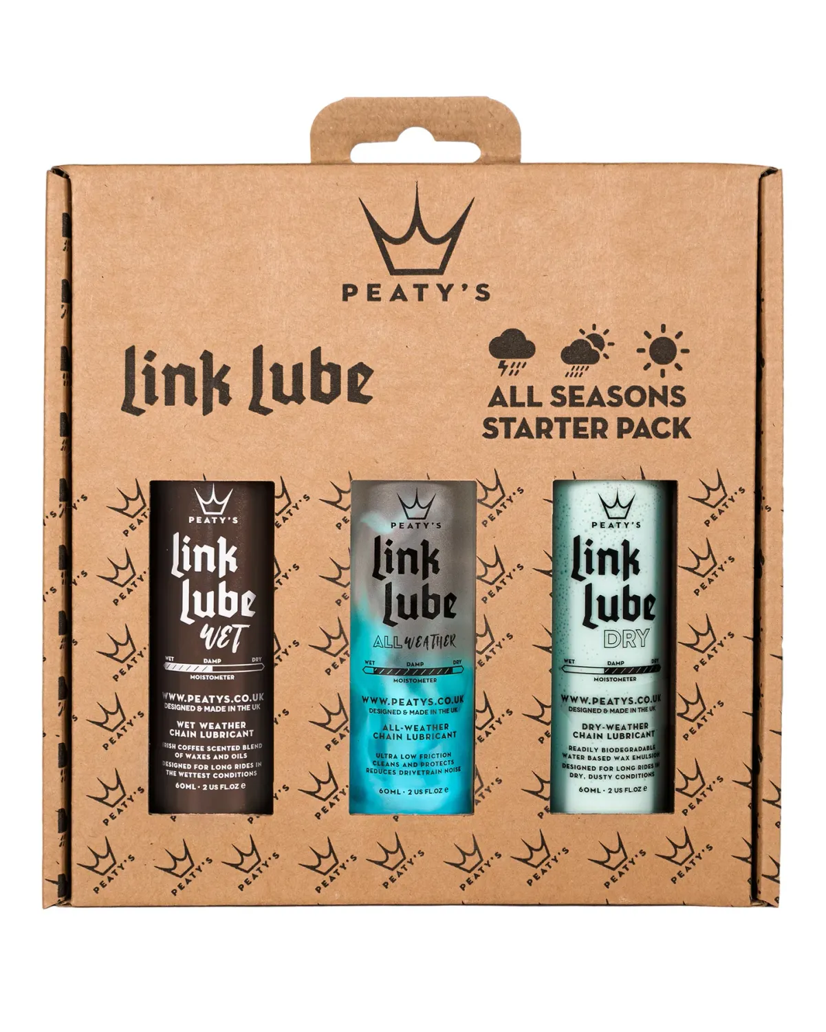 PEATY&#39;S LinkLube/Lubricant Starter Pack 60ml