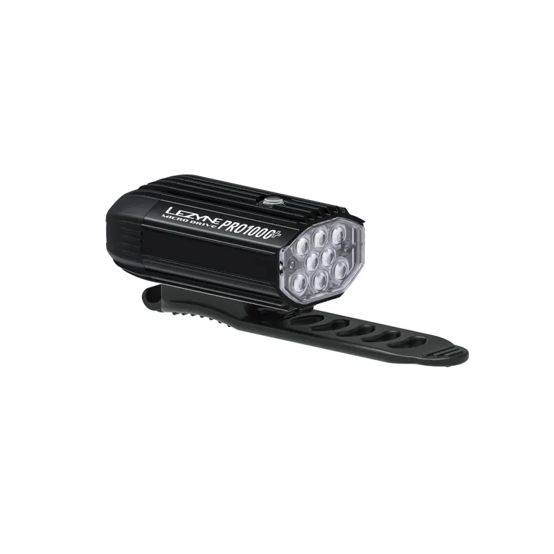 LEZYNE Micro Drive Pro 1000+ Light Front Black