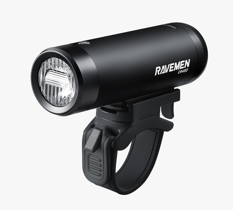 RAVEMEN CR450 450 LUMEN RECHARGE HEADLIGHT W/REMOTE