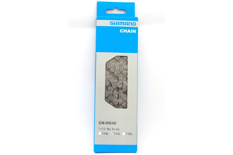 Shimano, CN-HG40, Chain, Speed: 6/7/8, 7.3mm, Links: 116, Grey