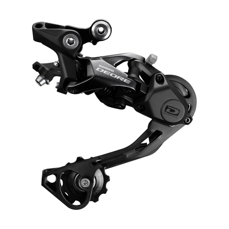 SHIMANO RD-M6000 Deore Rear derailleur, 10sp., SGS, Black