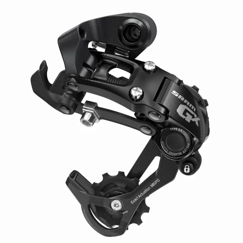 SRAM, GX Type 2, Rear derailleur, 10sp., Medium cage, Black