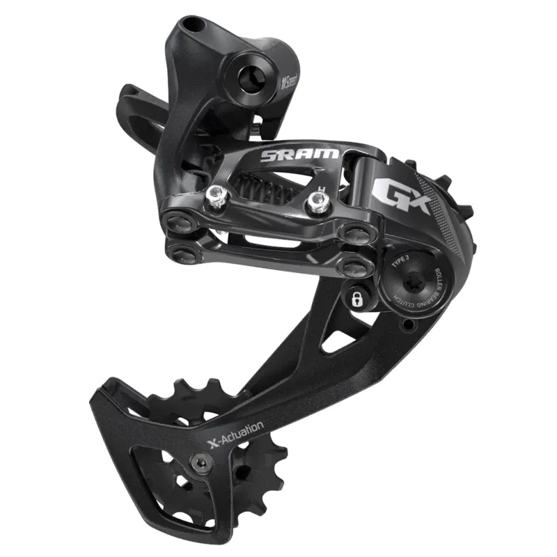 SRAM, GX 2X11, Rear derailleur, 2X11sp., Long cage, Black