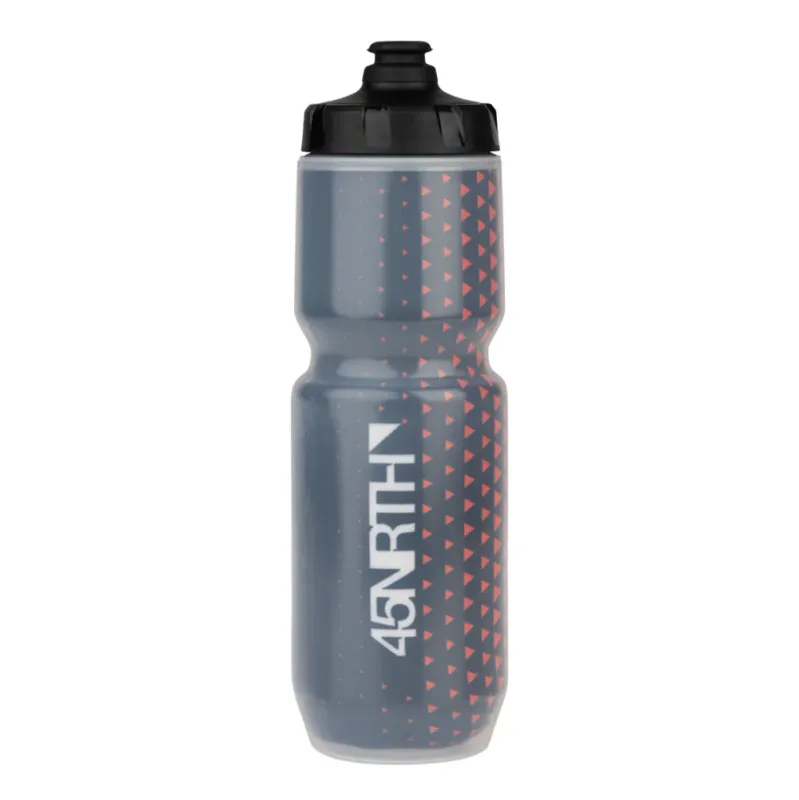 45NRTH Last Light Insulated Purist Water Bottle - Black/Orange, 23oz