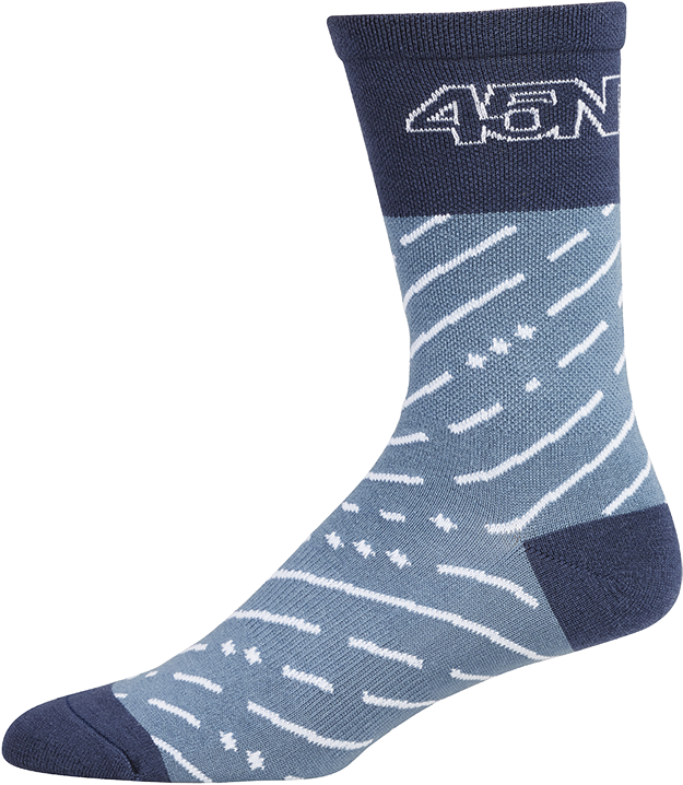 45NRTH Snow Band Crew Lightweight Merino Blue
