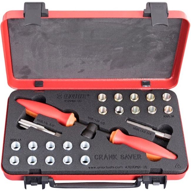 UNIOR PEDAL THREAD REPAIR AND INSERT KIT