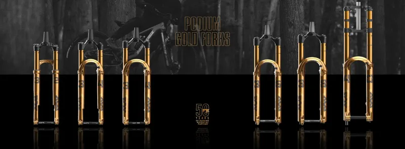 FOX 36 Factory Ltd Edition Podium Gold Fork - 29" 160mm 15x110 mm 44mm Offset GRIP X