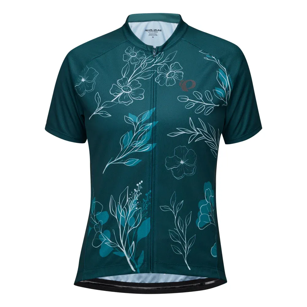 PEARL IZUMI Women&#39;s Classic Jersey Dark Sea Wildflower