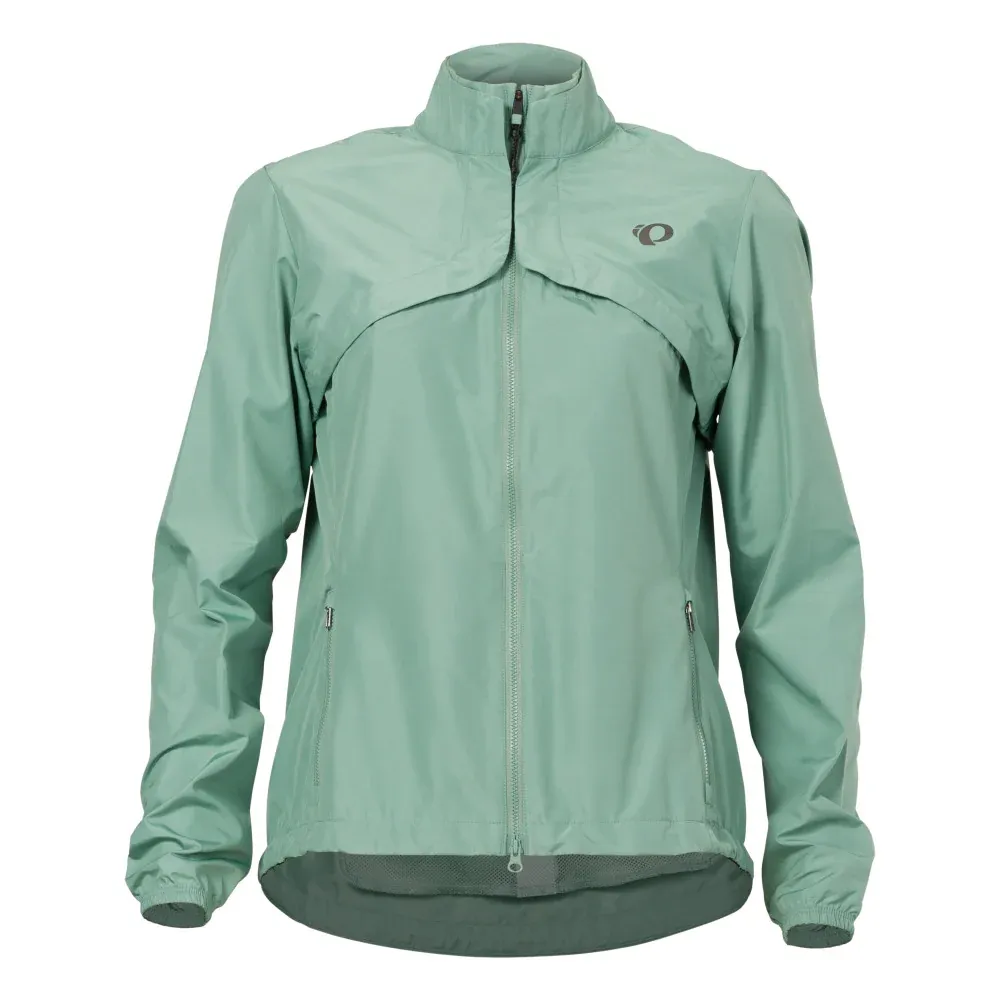 PEARL IZUMI Women&#39;s Quest Barrier Convertible Jacket Green Bay