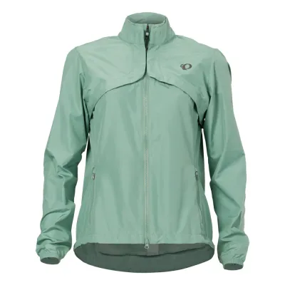 PEARL IZUMI Women&#39;s Quest Barrier Convertible Jacket Green Bay