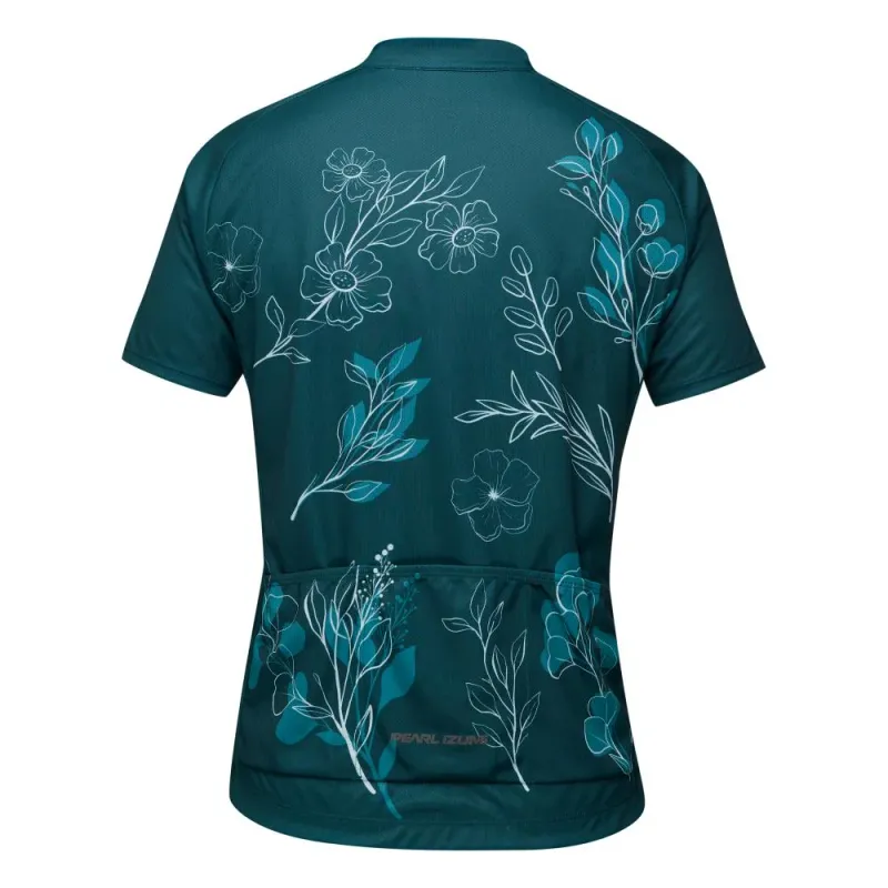 PEARL IZUMI Women's Classic Jersey Dark Sea Wildflower