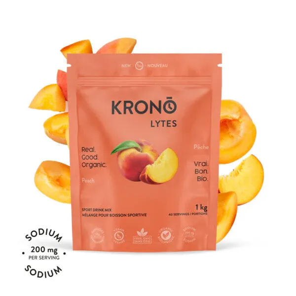 KRONO Electrolytes 1Kg Pouch, Flavor: Peach