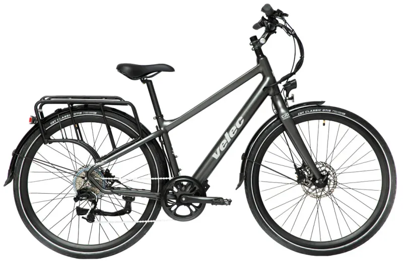 VELEC CITI 500 36V/10Ah  TOP BAR TITANIUM