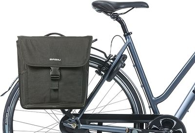 Basil, Go Double, Pannier, 32L, Black, Pair