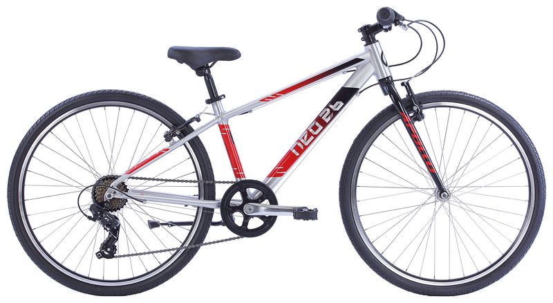 RADIUS NEO GEARED 26&quot; BRUSHED ALLOY BLACK RED FADE