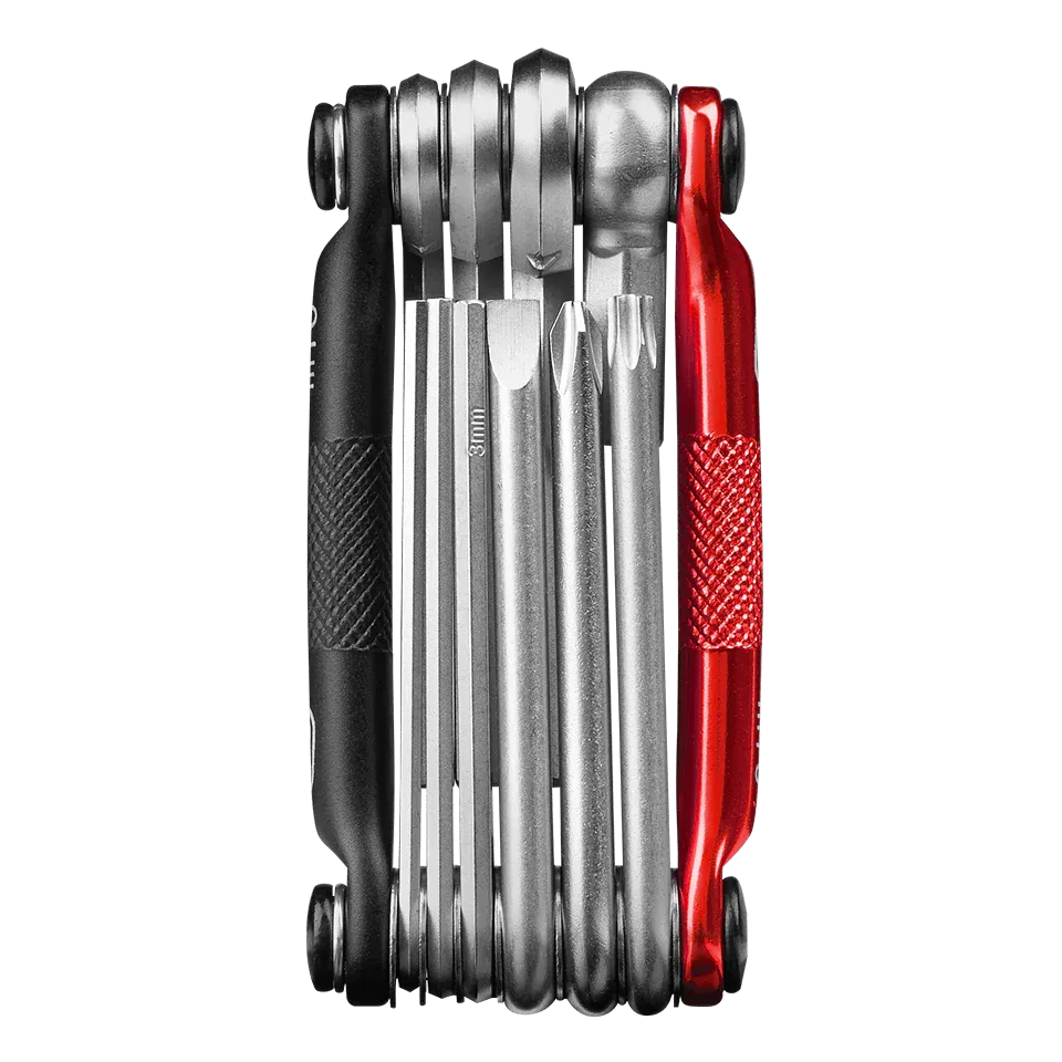 CRANKBROTHERS M10 Multi Tool, Color: BLACK/RED
