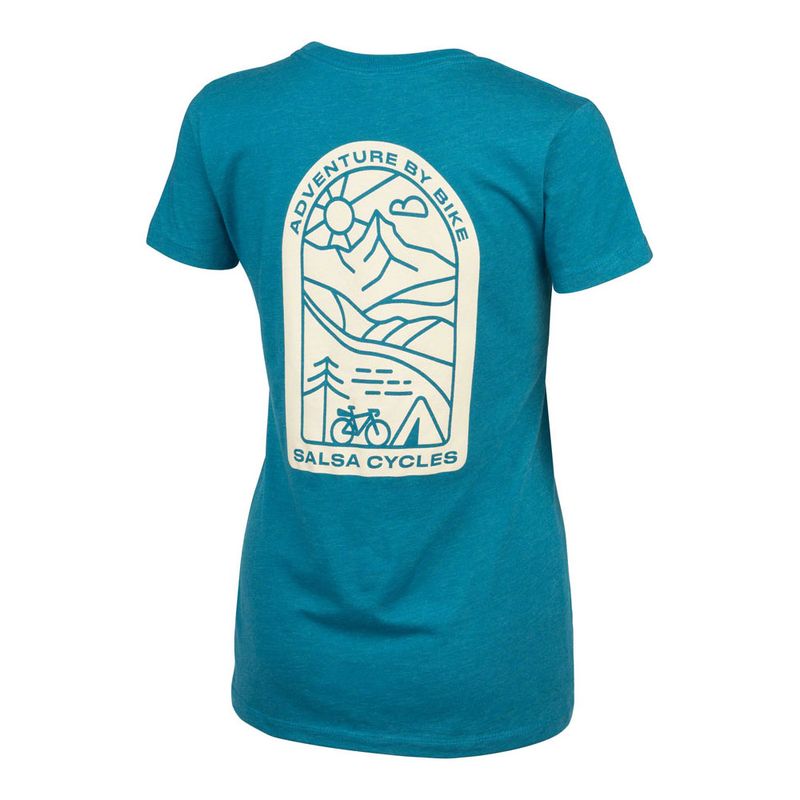 SALSA Campout T-Shirt Womens Teal