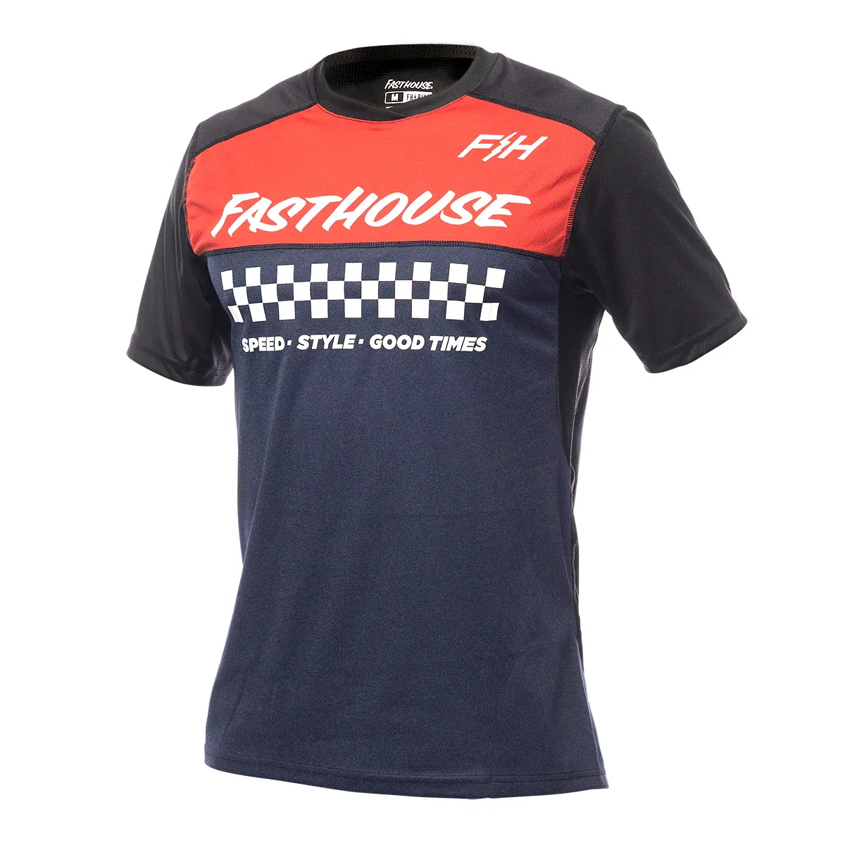 FASTHOUSE Alloy Mesa Short Sleeve Jersey Heather Red/Navy