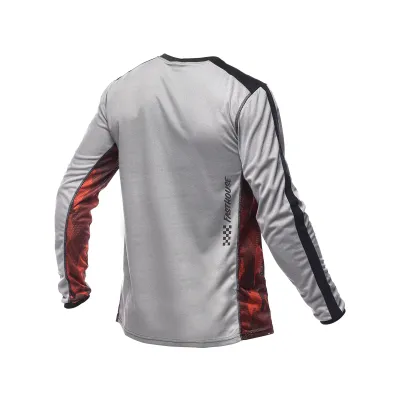 FASTHOUSE Youth Classic Acadia Long Sleeve Jersey Heather Gray