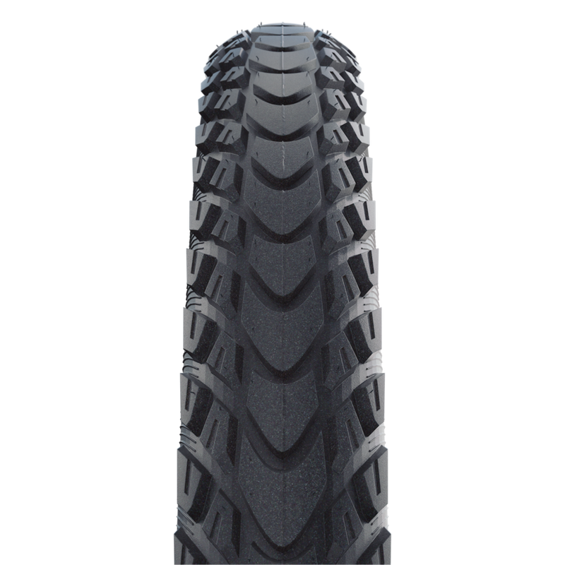 SCHWALBE Marathon Mondial Tire, 29 x 1.60 (42-622) Black w/Reflective Strip Addix Wire