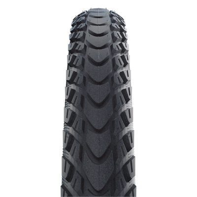 SCHWALBE Marathon Mondial Tire, 29 x 1.60 (42-622) Black w/Reflective Strip Addix Wire